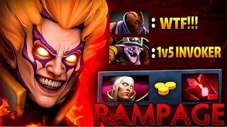 121K DAMAGE DEALT INVOKER!! THE MOST INSANE COMEBACK GAME + RAMPAGE