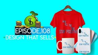 How to Create tshirt designs That Sell [Teespring Redbubble For Passive Income] The Best 2020