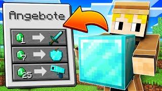 Minecraft, aber Blöcke traden CUSTOM Items!