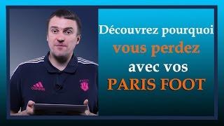 Pourquoi VOUS NE GAGNEZ PAS d'argent avec vos PRONOSTICS FOOT !