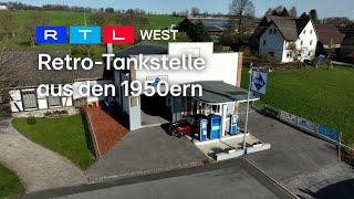 Retro-Tankstelle aus den 1950er-Jahren im Sauerland | RTL WEST, 10.04.2024