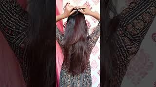 cute  stick small Bun Hairstyle #hairstyles #hairhacks #shortsvideo #Nirmala Hairstyles #shorts