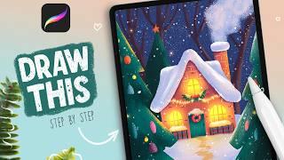 Step-by-Step: Draw a Festive Holiday Scene in Procreate