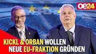 Kickl & Orban wollen neue EU-Fraktion gründen