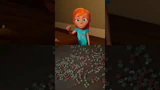CEREAL BABY EFLY with ADLEY!! Snowy breakfast routine.. Spacestation Animation Cartoon