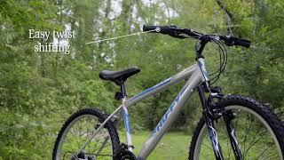 26in Men's Mountain Bike, Silver & Blue | Huffy