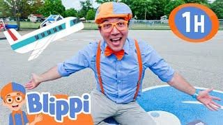 Blippi The Airplane | Blippi | Kids Songs | Moonbug Kids
