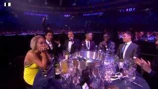 James Corden chats with Rizzle Kicks, Labrinth and Rita Ora | BRIT Awards 2014