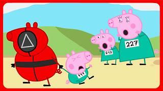 Peppa Pig Appeared in Squid Game. Peppa Pig Funny Animation