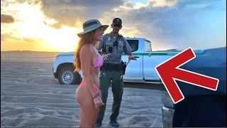 A Game Warden + A Red Drum.. What happened next?! Outer Banks Surf Fishing