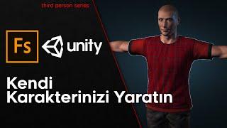 Fuse ile Karakter Oluşturma - Oyuna Kendi Karakterimizi Ekleme - Unity Third Person RPG