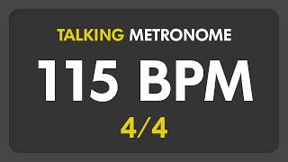 115 BPM - Talking Metronome (4/4)