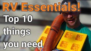 Top 10 RV newbie essentials | things you need for your RV, travel trailer or 5th wheel