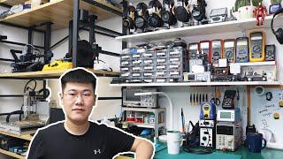 A tour of the my Electronics Lab at home