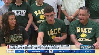 Zeke Tanoos signs with Danville Area Community College