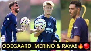 Breaking ️ Mikel Merino, Raya & Odegaard Training Today | Arsenal Injury BOOST