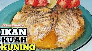 RESEP IKAN MASAK KUAH KUNING - KHAS LOMBOK