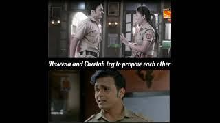 Haseena and Cheetah try propose each otherMaddam sir