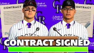 I Signed a NEW ACE Pitcher! Rockies Offseason MLB The Show 25 Franchise
