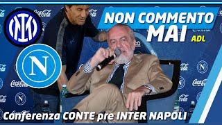 L'AVVILENTE #CONFERENZA di #CONTE pre #INTER #NAPOLI  i tweet di ADL con l'obbiettivo 