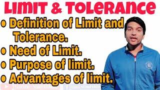 Limit | High Limit | Low Limit | Tolerance