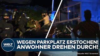 BERLIN-WEDDING: Wegen Parkplatz erstochen! "Gerechtigkeit für William!" Rangeleien mit der Polizei!