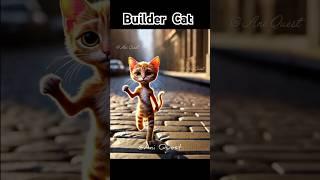 Builder cat! #aishorts #trending #shorts @Ani Quest