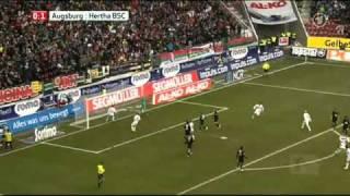 Augsburg - Hertha Highlights (ARD 18.12.2010)