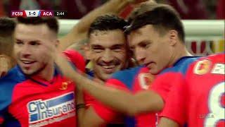 REZUMAT | FCSB - Academica Clinceni 3-2. Show cu emoții, roș-albaștrii aveau 2-0 în minutul 10