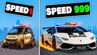Upgrading from Slowest to Fastest Police Car in GTA 5