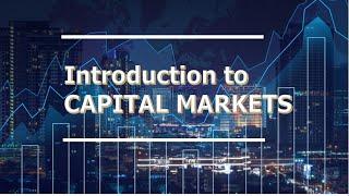 Introduction to Capital Markets