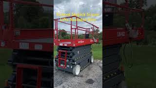 Painted Skyjack scissor lifts available now at Stack Equipment!