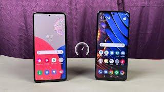 Samsung Galaxy A52s 5G vs Poco X3 GT - Speed Test, Comparison! (Poco X3 GT Just Destroyed!)