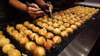 Korean food truck - Amazing skill of Takoyaki Master, Korean street food