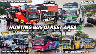 FULL BASURI DAN NADA VIRALhunting bus di restarea km68 tol tangerang-merak‼️berasa lagi trip mania