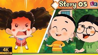 THE RIPPED CLOTH | English Tikki Cartoon |  @lktoonnetwork7589  | Story 05