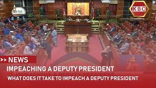 What does it take to impeach a Deputy President?