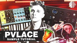 How PVLACE Makes DARK Melodies From SCRATCH | FL Studio 20 Tutorial