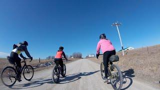 Spring 2020 Gravel bike riding with the Iowagravelgang in Iowa City on Salsa Cutthroat