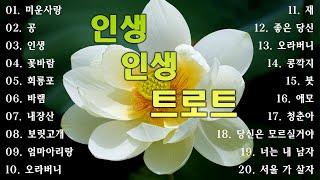인생 인생 트로트 | KPOP [ TROT ] | PLAYLIST( 꽃길.상사화.여인의 눈물.회룡포.바람길...)