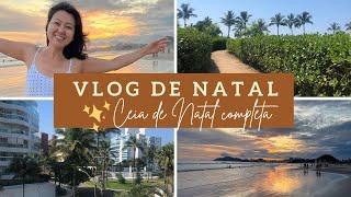 VLOG DO NOSSO NATAL | Preparativos da ceia de natal na praia com a família