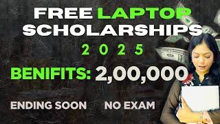 FREE Laptop Scholarships 2025 | Amount- 2,00,000 | Engineering Students | Ending Soon | Career Maze