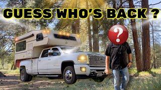 BACK AGAIN‼️ After A Mysterious Disappearance ⁉️ - (Truck Camper Camping Video)