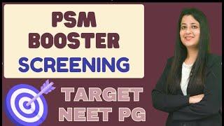 PSM BOOSTER : NEETPG REVISION SCREENING (MCQ PRACTICE)  neetpg #fmge