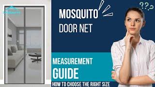 How to measure door frame | DIY | LifeKrafts Magnetic Mosquito Door Net