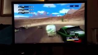 PS3 Disney Pixar Cars Race O Rama Gameplay Point to Point 3 With Fillmore