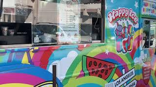 Happy Ice Truck | The Best Sweet Water Ice | see my Rainbow and Rocket Happy Ice at the end. ‍️