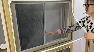 DIY magnetic window screen