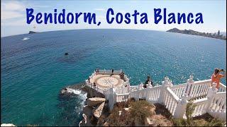 Benidorm Levante Beach and Old Town area, Costa Blanca. Afternoon Walking Tour 03-08-21