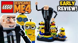 Reviewing LEGO's Strangest New Set: Brick-Built Gru and Minions! LEGO Despicable Me 4 Set 75582